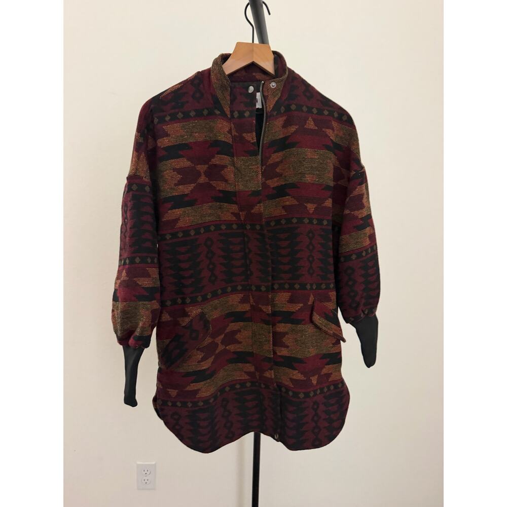 Steve Madden revolve cabin fever Aztec coat size XS - Picture 2 of 4